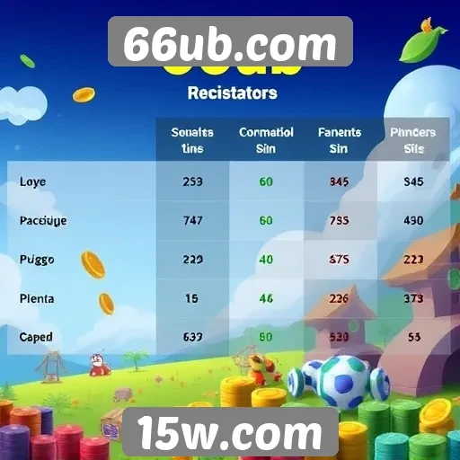 Comparativo entre jogos populares no 66ub.com